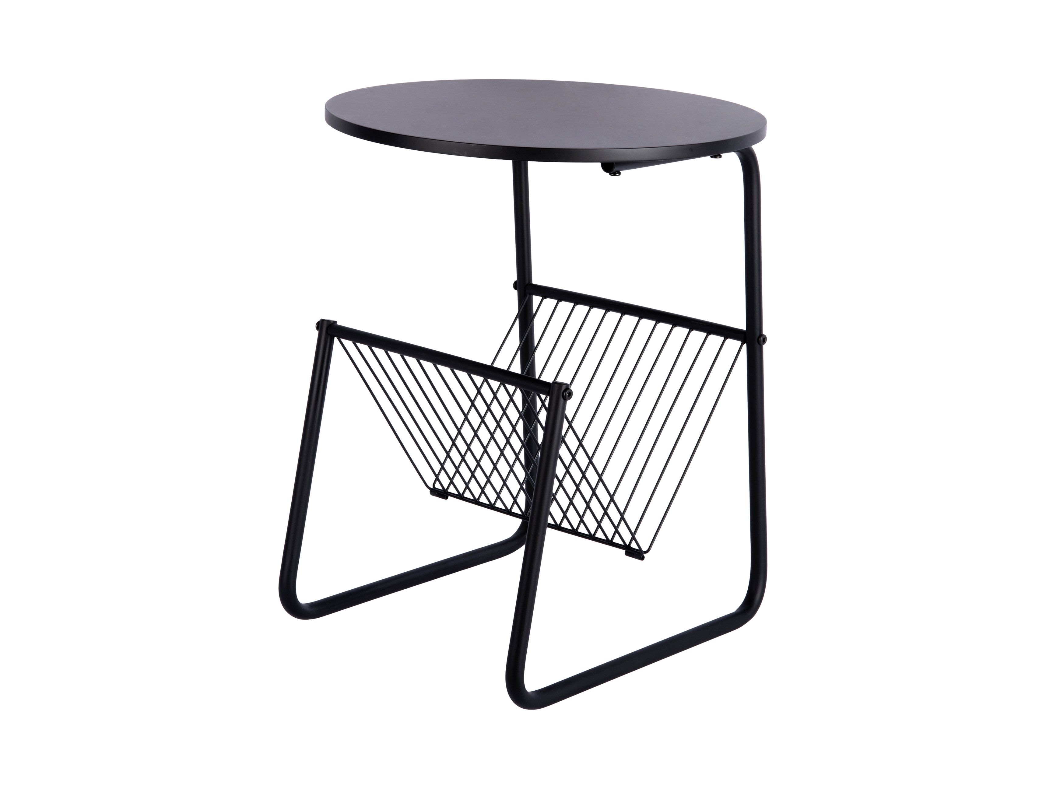Bijzettafel RIQUEZA REVISTA - Zwart PST LM2372BK