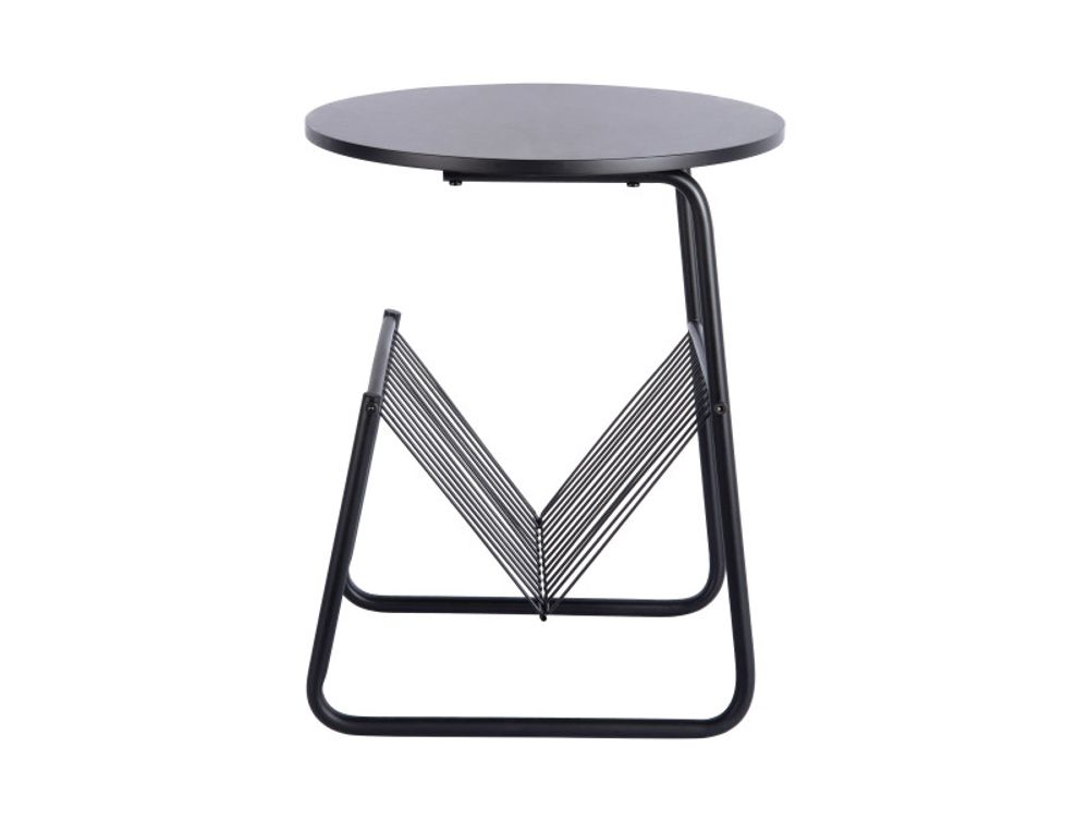 Bijzettafel RIQUEZA REVISTA - Zwart PST LM2372BK