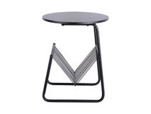 Bijzettafel RIQUEZA REVISTA - Zwart PST LM2372BK