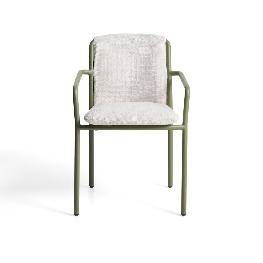 Tuinstoel LINOSA - Groen/Beige KAV C00333RR06