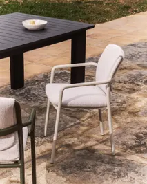 Tuinstoel LINOSA - Groen/Beige KAV C00333RR39