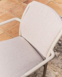 Tuinstoel LINOSA - Groen/Beige KAV C00333RR39