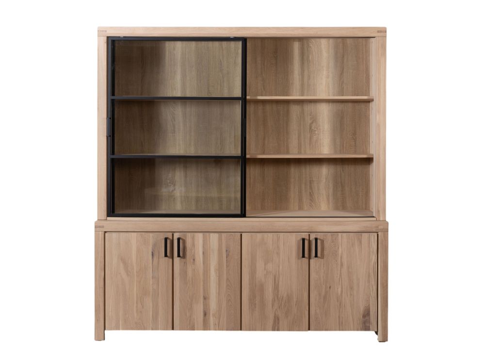 Vitrinekast MILL - Eik Bianco STO-1-TZ3