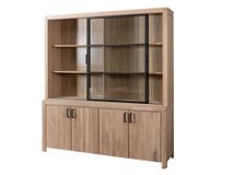 Vitrinekast MILL - Eik Bianco STO-1-TZ3