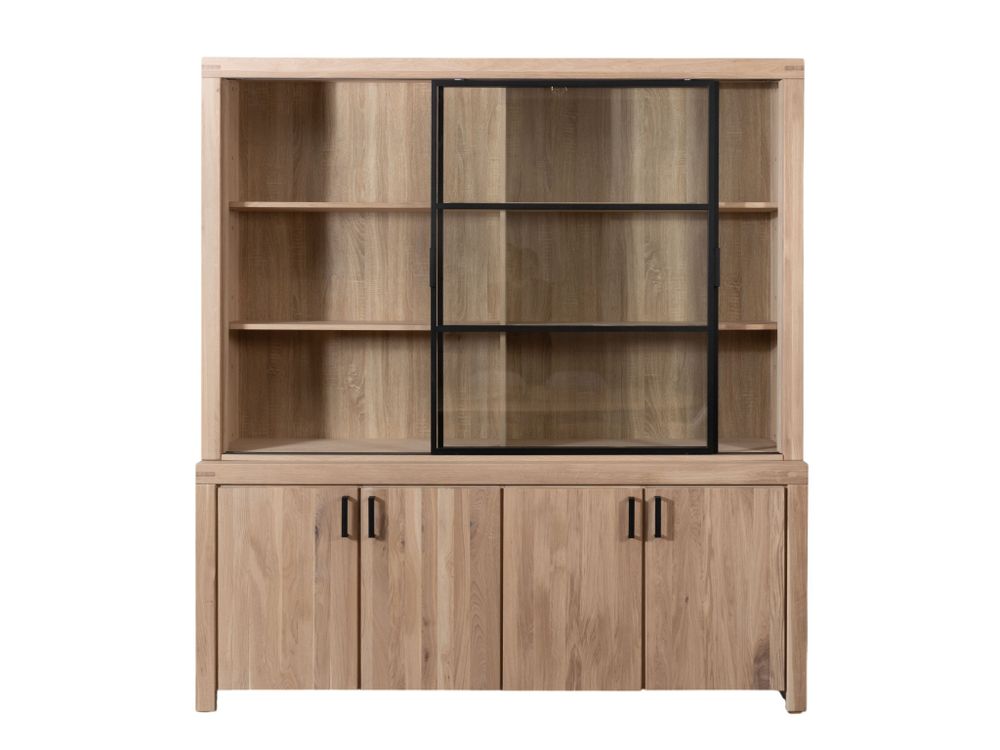 Vitrinekast MILL - Eik Bianco STO-1-TZ3