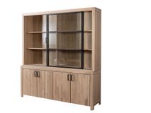 Vitrinekast MILL - Eik Bianco STO-1-TZ3