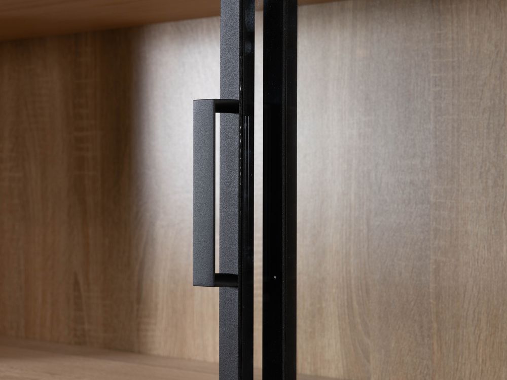 Vitrinekast MILL - Eik Bianco STO-1-TZ3