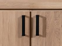 Vitrinekast MILL - Eik Bianco STO-1-TZ3