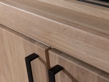 Vitrinekast MILL - Eik Bianco STO-1-TZ3