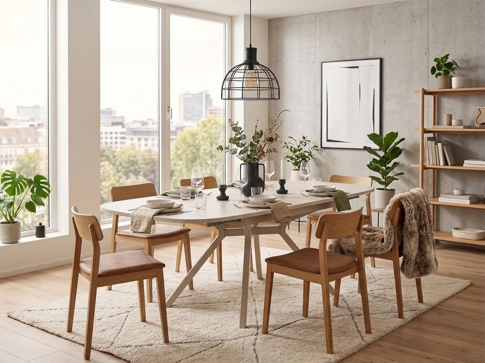 Uitschuifbare eetkamertafel ONYXPLUS - Travertin l PFT-298-TZ1