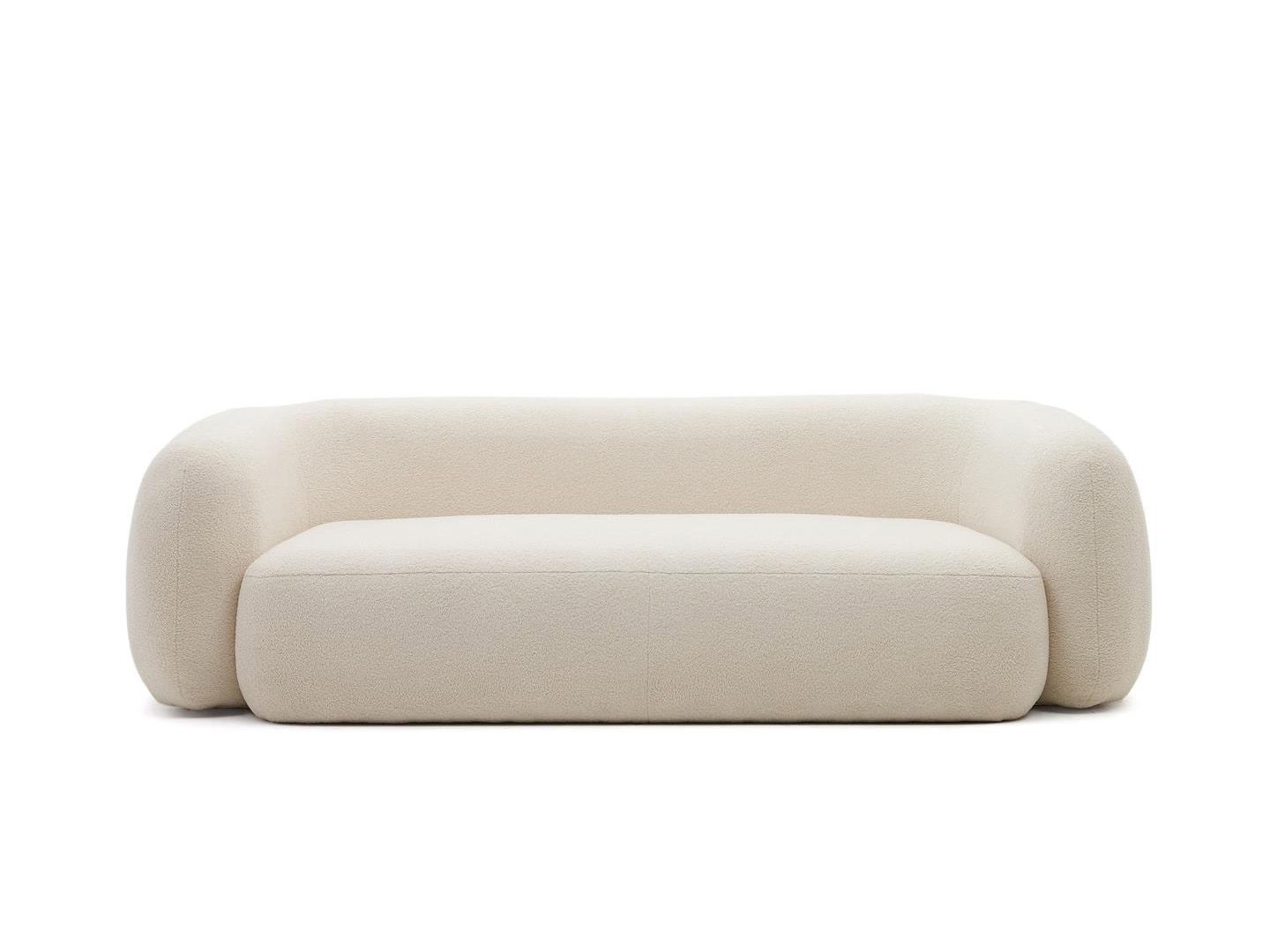 3-zit MARTINA - Witte bouclé