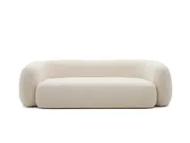 3-zit MARTINA - Witte bouclé KAV S83130HI39