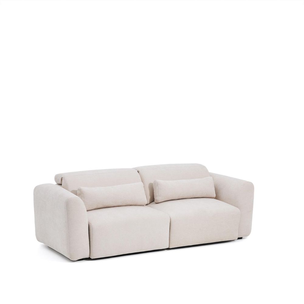 3-zit met elektr. relaxen LARES - Beige KAV S81930LB12