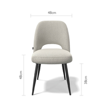 Eetkamerstoel ZIAN - Beige MED-63-TZ1