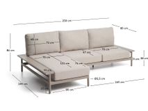 Loungeset VATHI - Taupe KAV O00618FA11