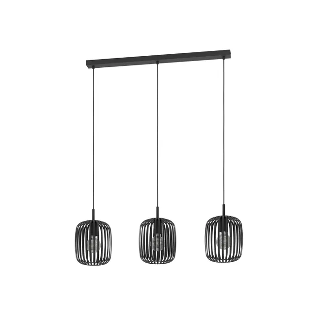 Hanglamp ROMAZZINA - Zwart Staal