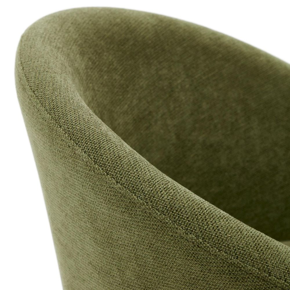 Set van 6 draaibare stoelen MARVIN - Groen / Walno C-KAV-894-SET1