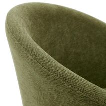 Set van 6 draaibare stoelen MARVIN - Groen / Walno C-KAV-894-SET1