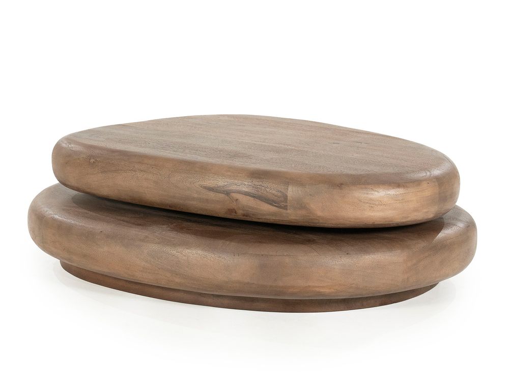 Salontafel KABO - Lichtbruin mangohout BBO 250080