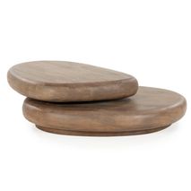 Salontafel KABO - Lichtbruin mangohout BBO 250080
