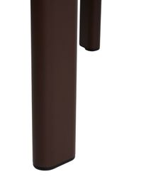 4 stoelen en tafel ERICE - Bruin KAV O00716CR09