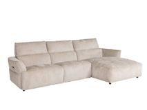 Hoekzetel met elektr. relax AURELIA - Beige C-HTL-160-TZ1