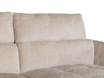 Hoekzetel met elektr. relax AURELIA - Beige C-HTL-160-TZ1