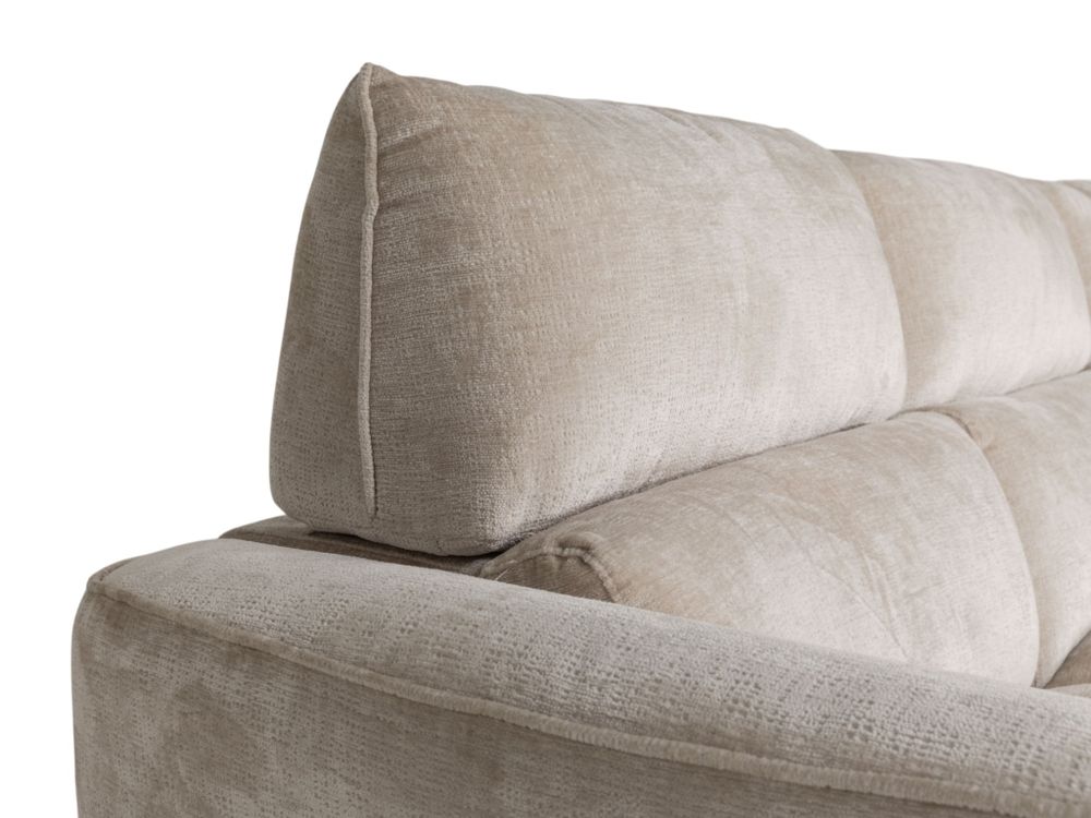 Hoekzetel met elektr. relax AURELIA - Beige C-HTL-160-TZ1