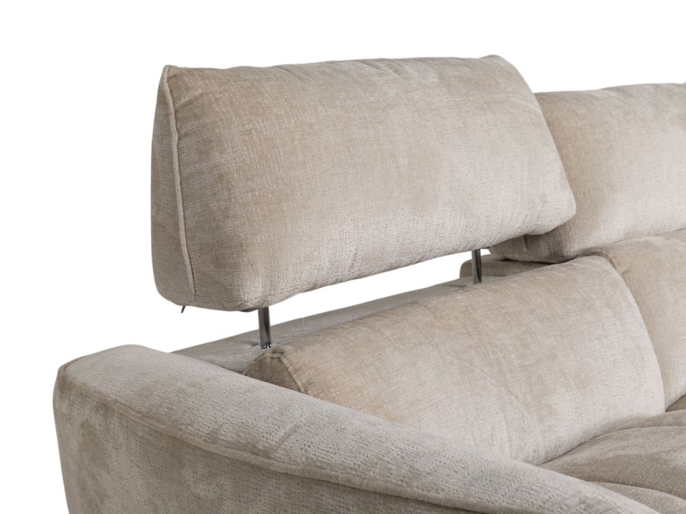 Hoekzetel met elektr. relax AURELIA - Beige C-HTL-160-TZ1
