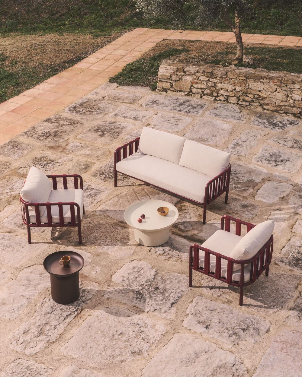 Loungeset OMALA - Bordeaux KAV O00680RR16