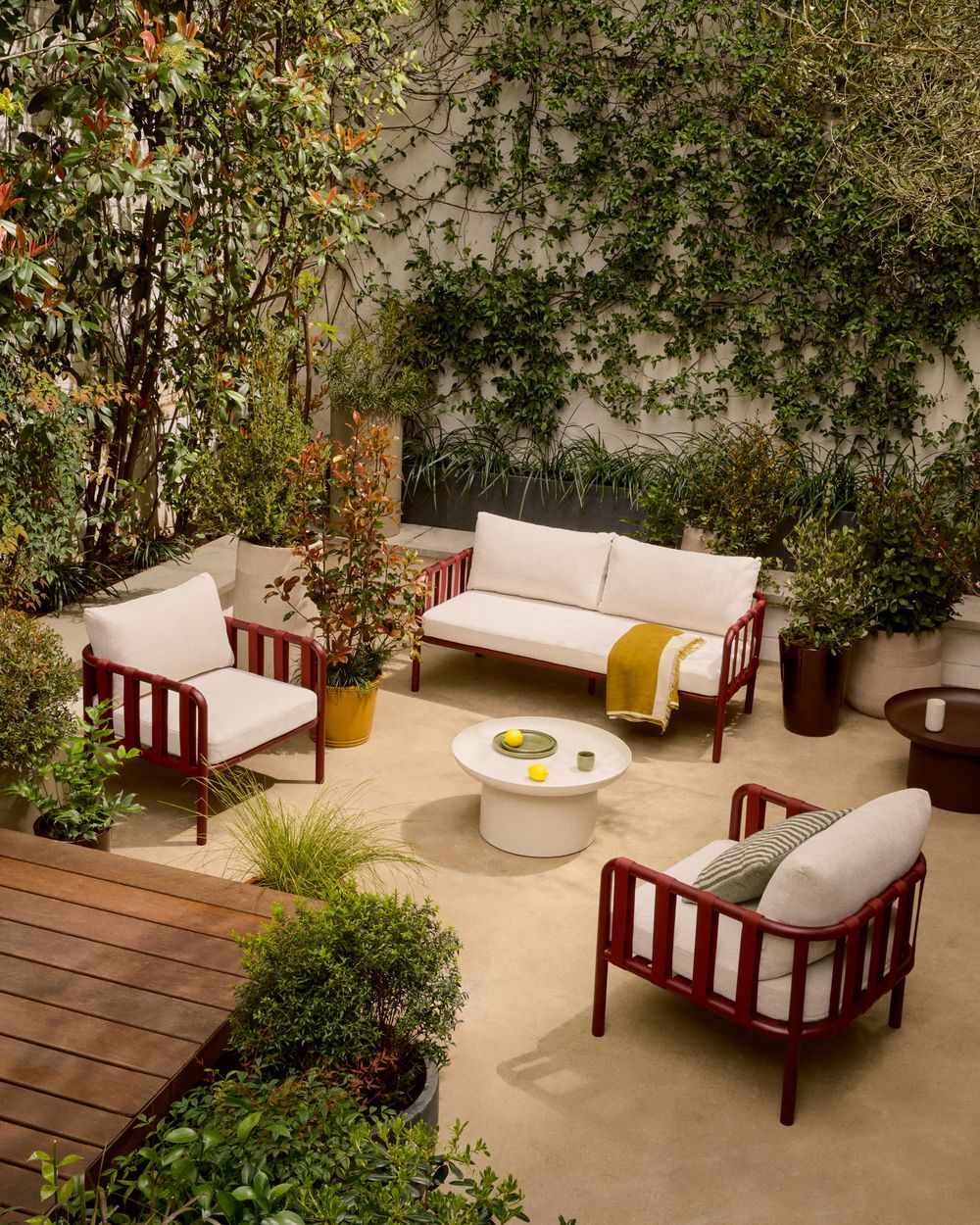 Loungeset OMALA - Bordeaux KAV O00680RR16
