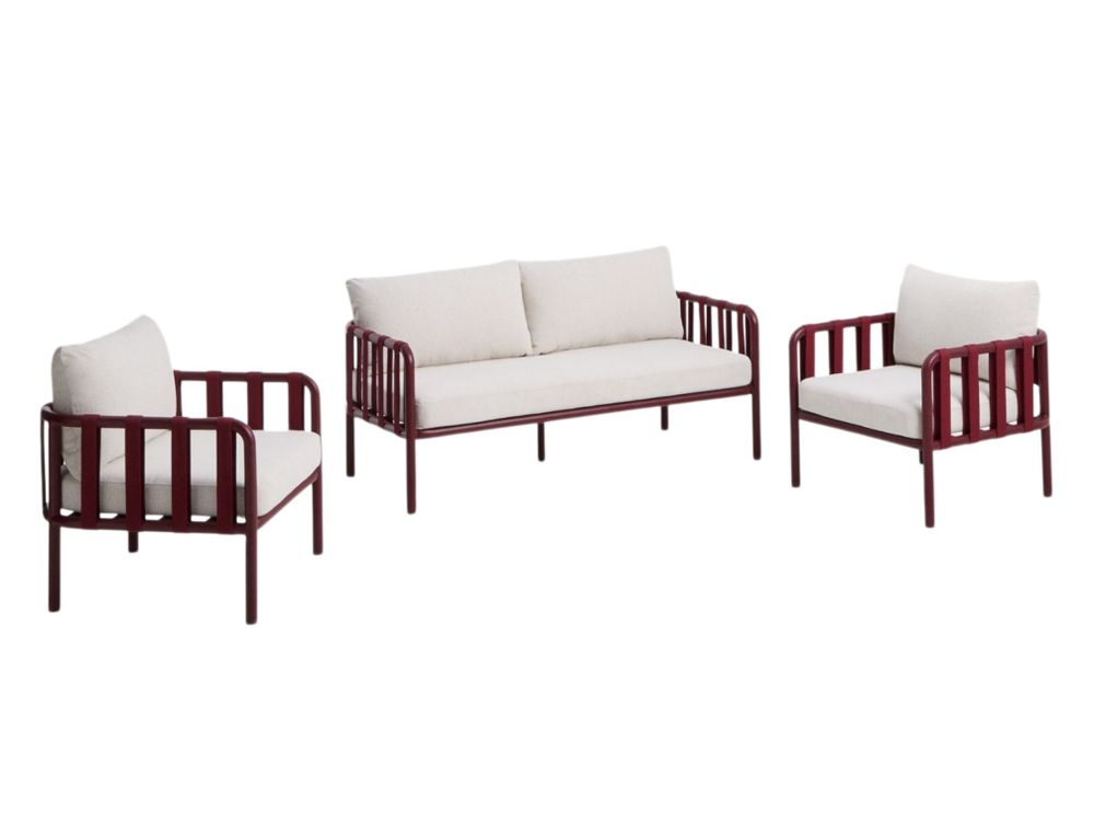 Loungeset OMALA - Bordeaux KAV O00680RR16
