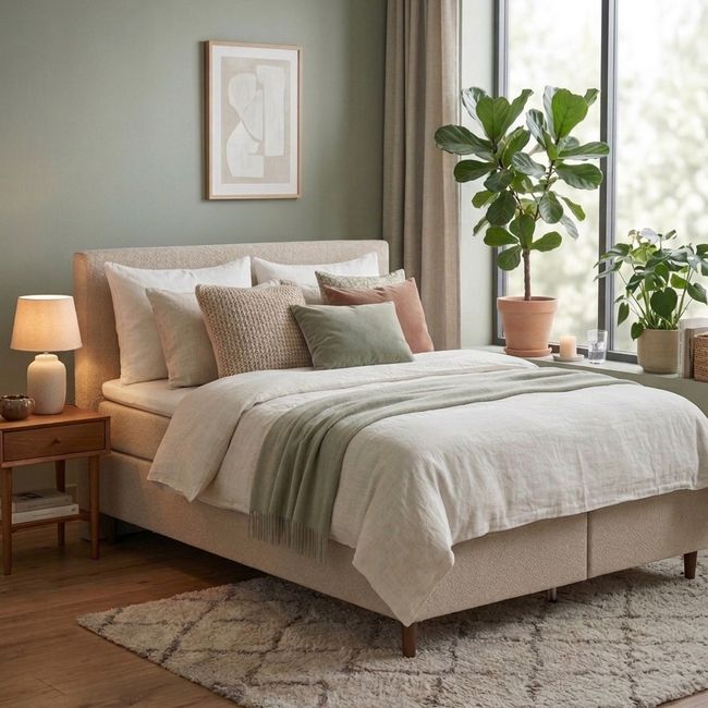 Boxspring BOX 25 - Beige