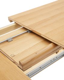 Uitschuifbare tafel JONDAL - Massief eikenhout KAV T0200010MM40