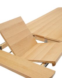 Uitschuifbare tafel JONDAL - Massief eikenhout KAV T0200010MM40