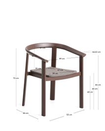 Tuinstoel ERICE - Bruin KAV O00305RO09