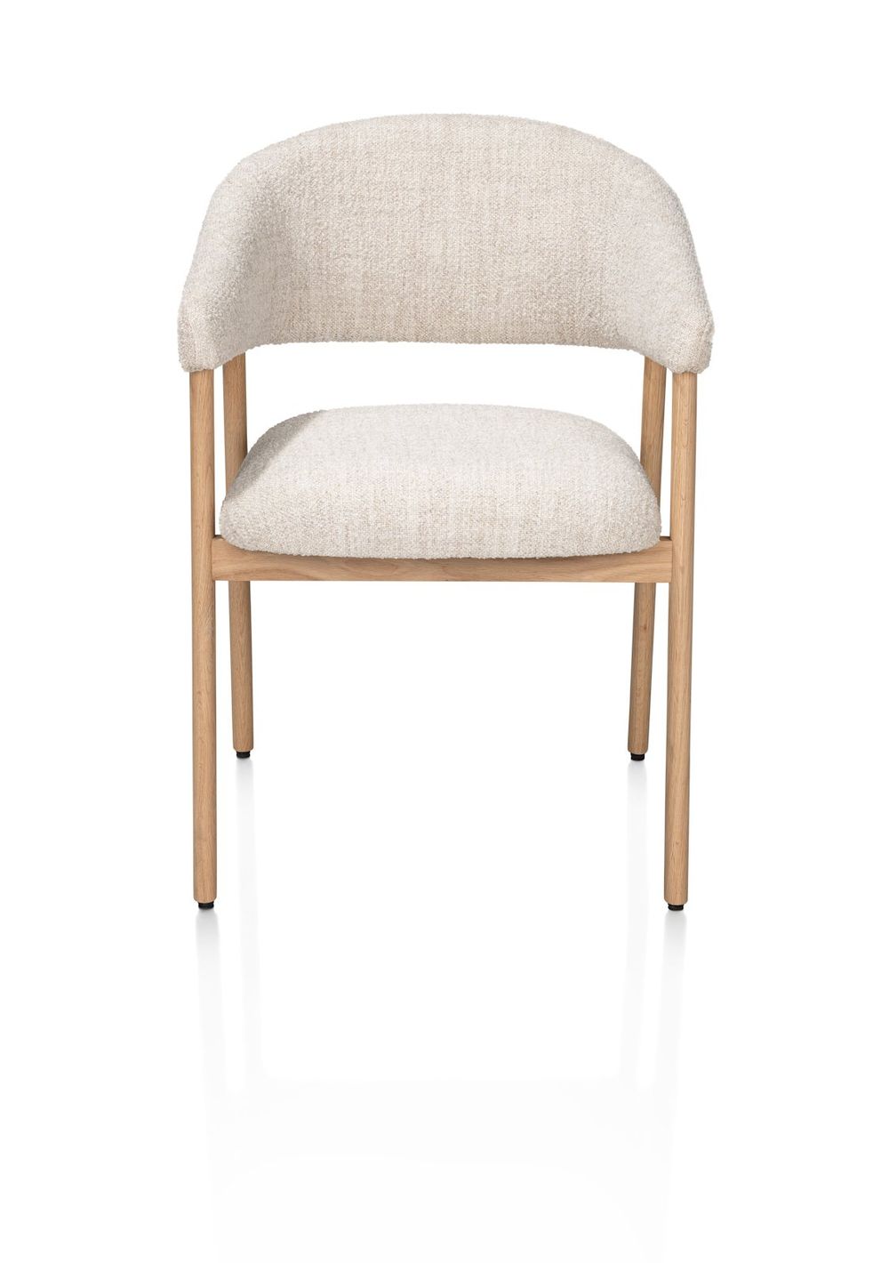 Armstoel KIRA - Crème / eiken natural XOO 55231-CRE