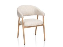 Armstoel KIRA - Crème / eiken natural XOO 55231-CRE