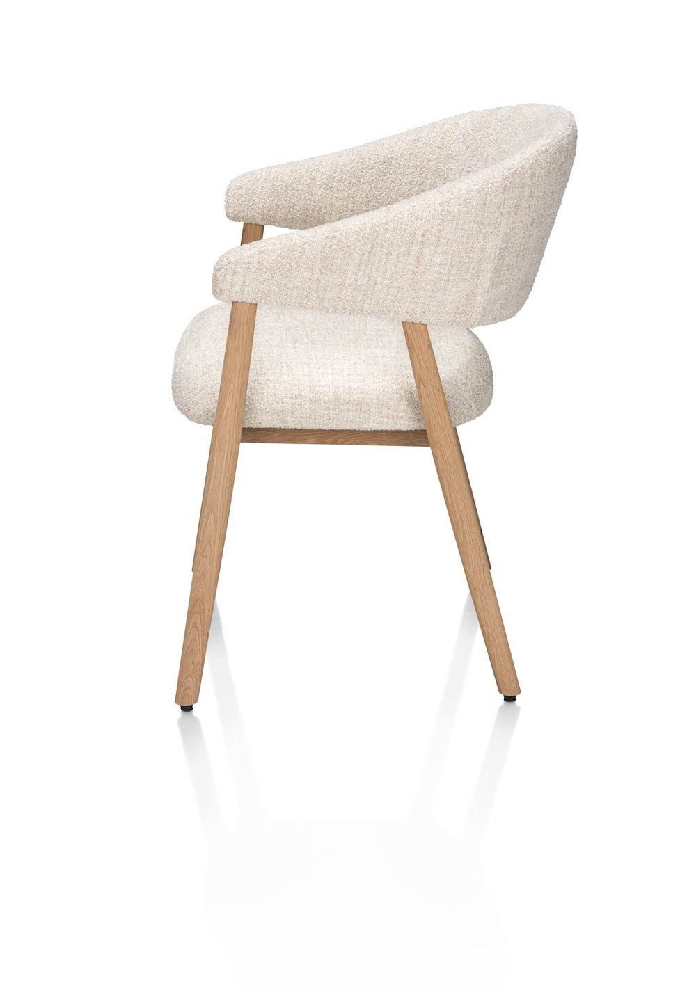 Armstoel KIRA - Crème / eiken natural XOO 55231-CRE
