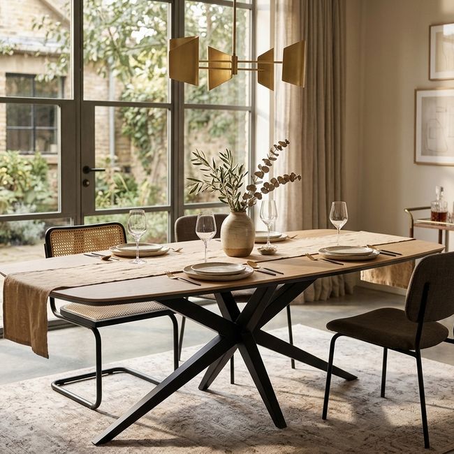 Eetkamertafel WELLINGTON - Blond Oak