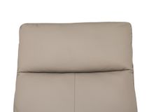 Elektr. relaxfauteuil BASILE - Taupe leder DEZ-80-TZ1