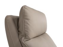 Elektr. relaxfauteuil BASILE - Taupe leder DEZ-80-TZ1