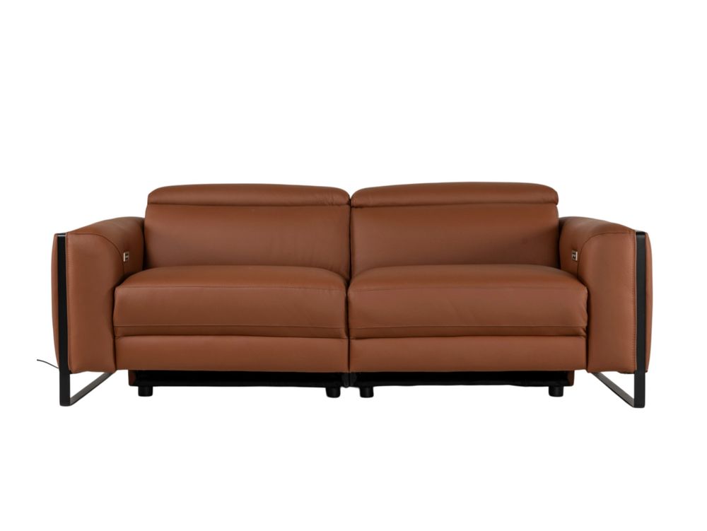 3-zit met elektr. relaxen BRADLEY - Cognac leder DDV-19-000687-LR-C228