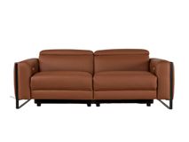 3-zit met elektr. relaxen BRADLEY - Cognac leder DDV-19-000687-LR-C228