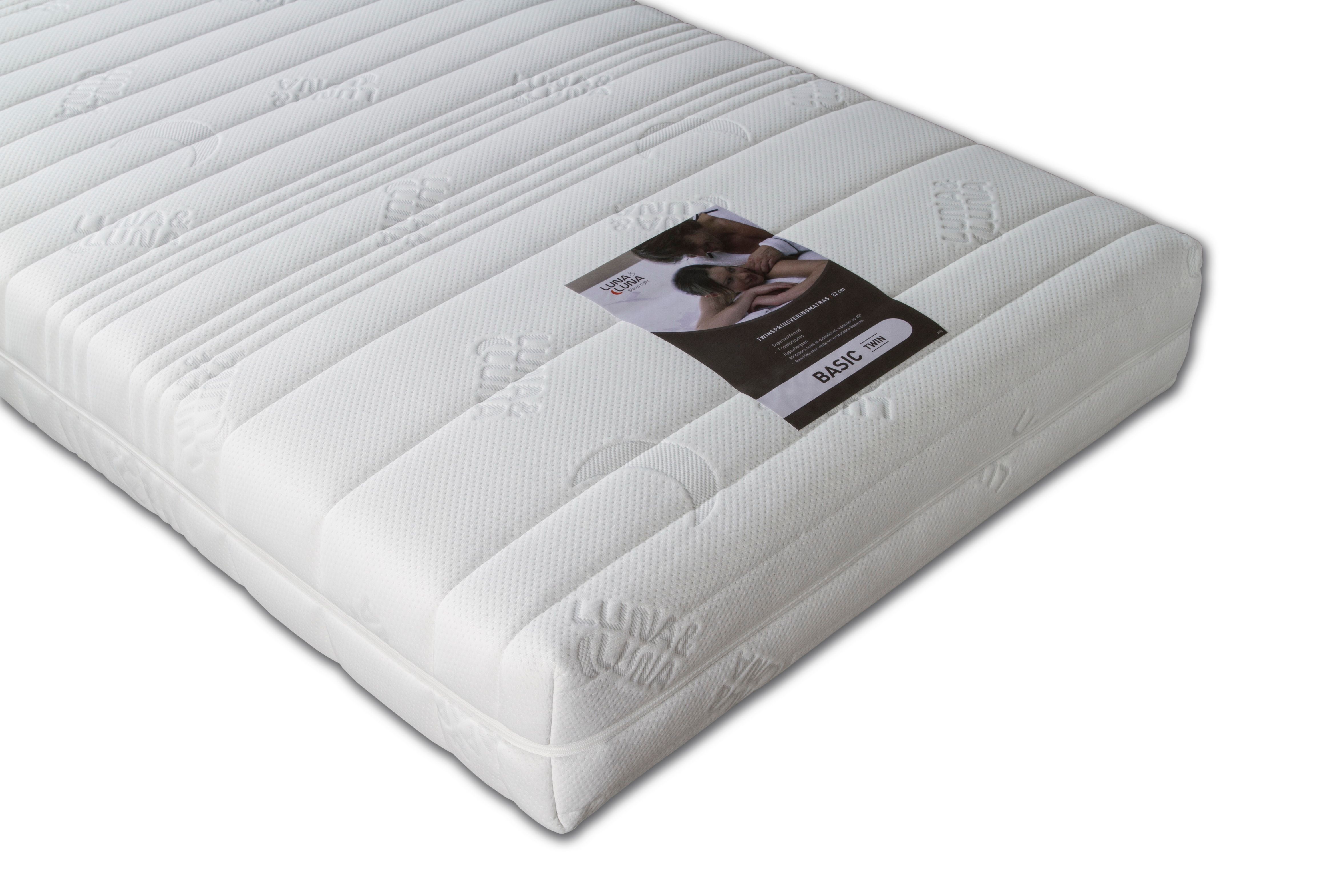 Pocketveermatras BASIC TWIN