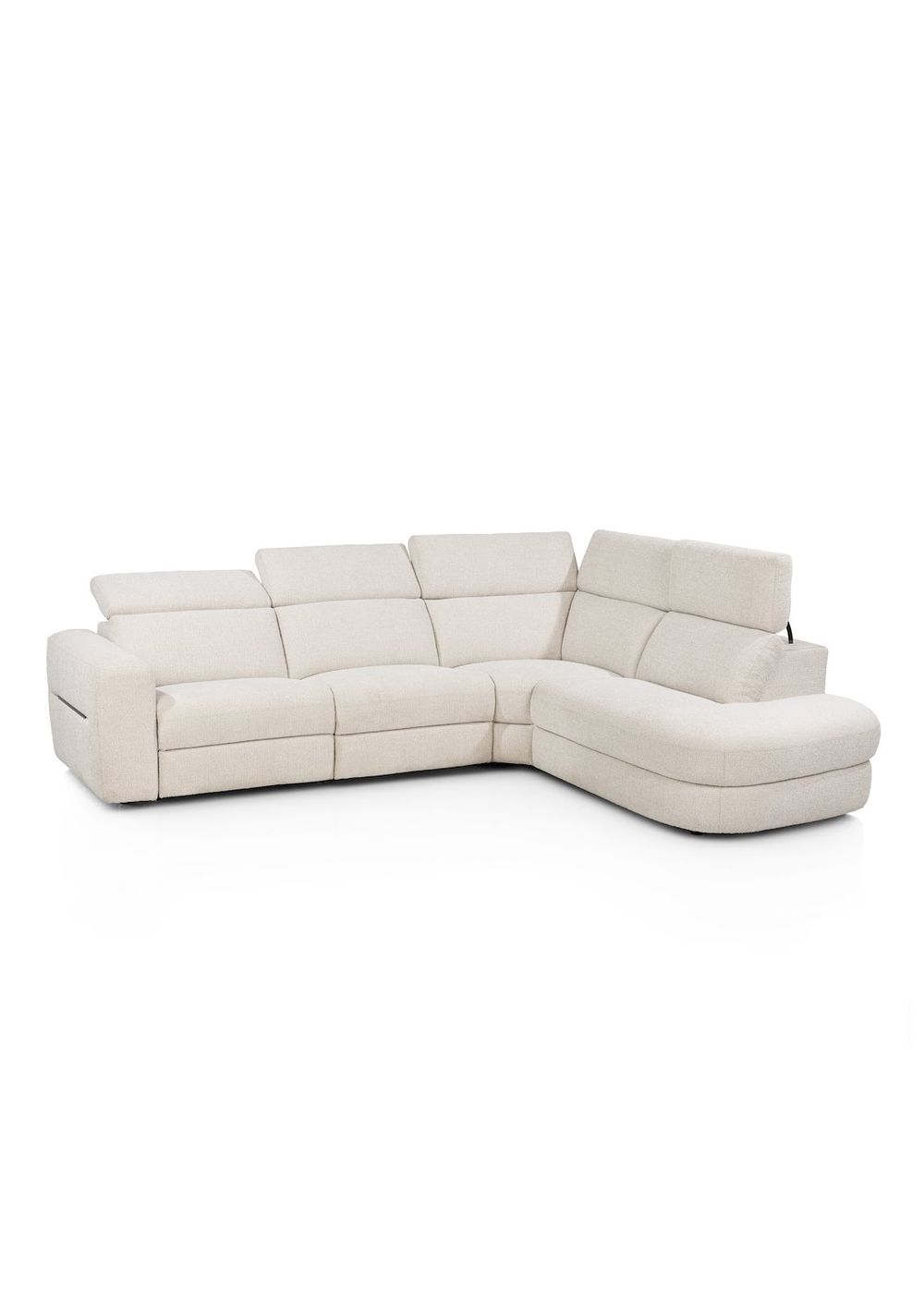 Hoekzetel met elektr. relax TIVOLI - Crème HEH 56380CRE