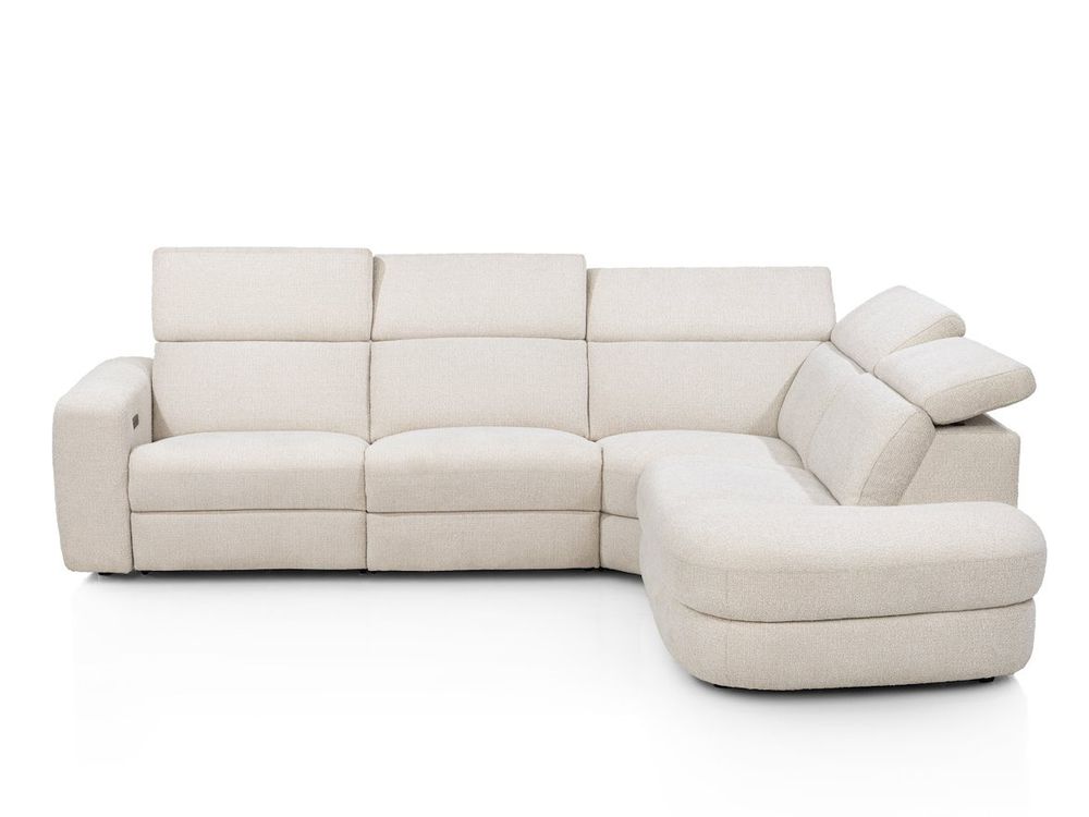 Hoekzetel met elektr. relax TIVOLI - Crème HEH 56380CRE