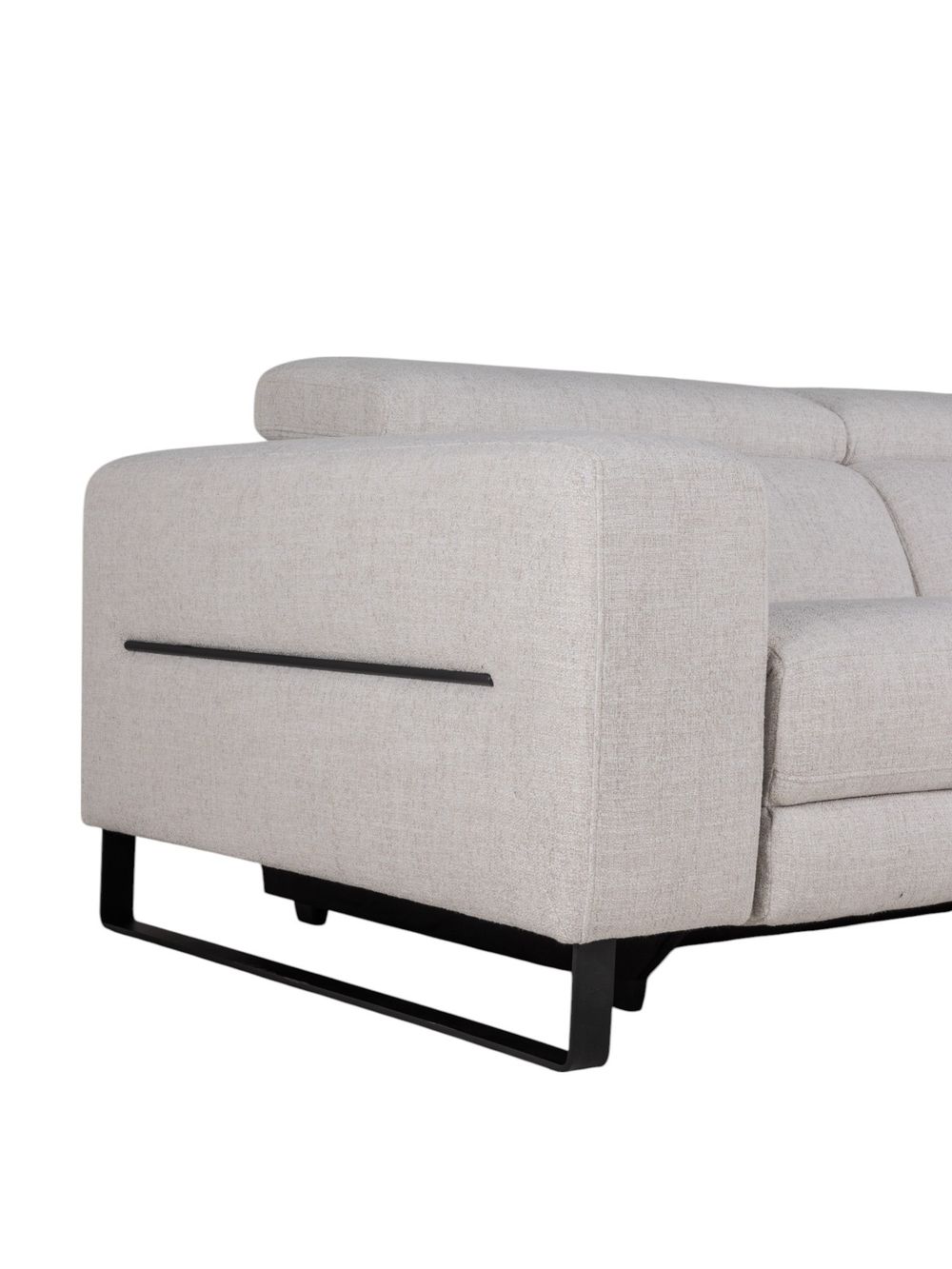 Hoekzetel met elektr. relax LESTER - Beige C-KUK-12-HKS3