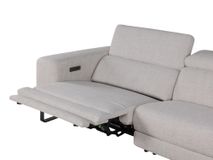 Hoekzetel met elektr. relax LESTER - Beige C-KUK-12-HKS3