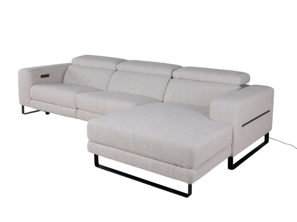 Hoekzetel met elektr. relax LESTER - Beige C-KUK-12-HKS3